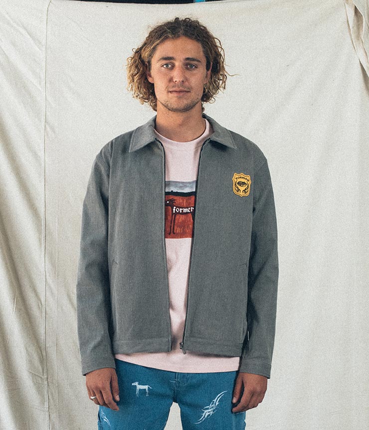 ������̵���ۥ��åץ��㥱�å� FORMER �ե����ޡ� DISTEND CREST JACKET FJK-23501��������Ź������