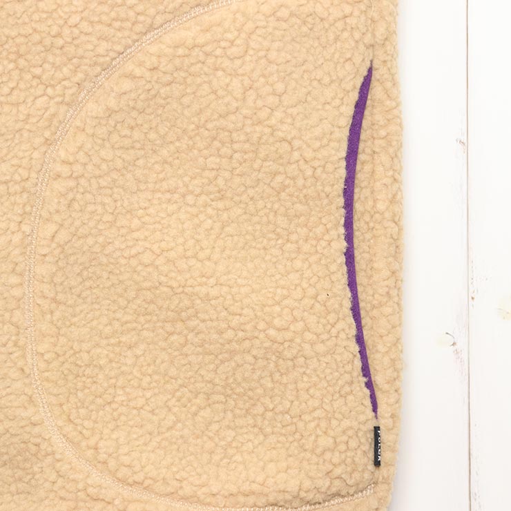 POLeR �ݡ��顼 JACQUARD SHERPA NO COLLAR VEST �ե꡼���٥��� ������ѥ٥��� ��˥��å��� �����ȥɥ� �ɴ� ���� 253MCV0019 BEG ��������Ź������