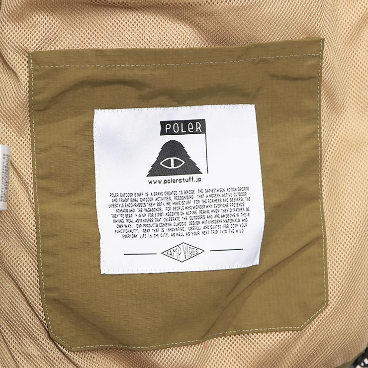 POLeR �ݡ��顼 JACQUARD SHERPA NO COLLAR VEST �ե꡼���٥��� ������ѥ٥��� ��˥��å��� �����ȥɥ� �ɴ� ���� 253MCV0019 BEG ��������Ź������