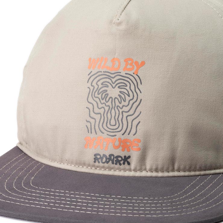 ROARK �������� WILD BY NATURE 5PANEL CAP - MID ˹�� ���ȥ�åץ���å� �ߥåɥ���å� RHJ1202-BON 26SP ��������Ź������