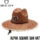 ������̵���ۥ��ȥ����ϥå� �����˹�� BRIXTON �֥ꥯ���ȥ� ALPHA SQUARE SUN HAT 11323 TOFEEE OFF WHITE