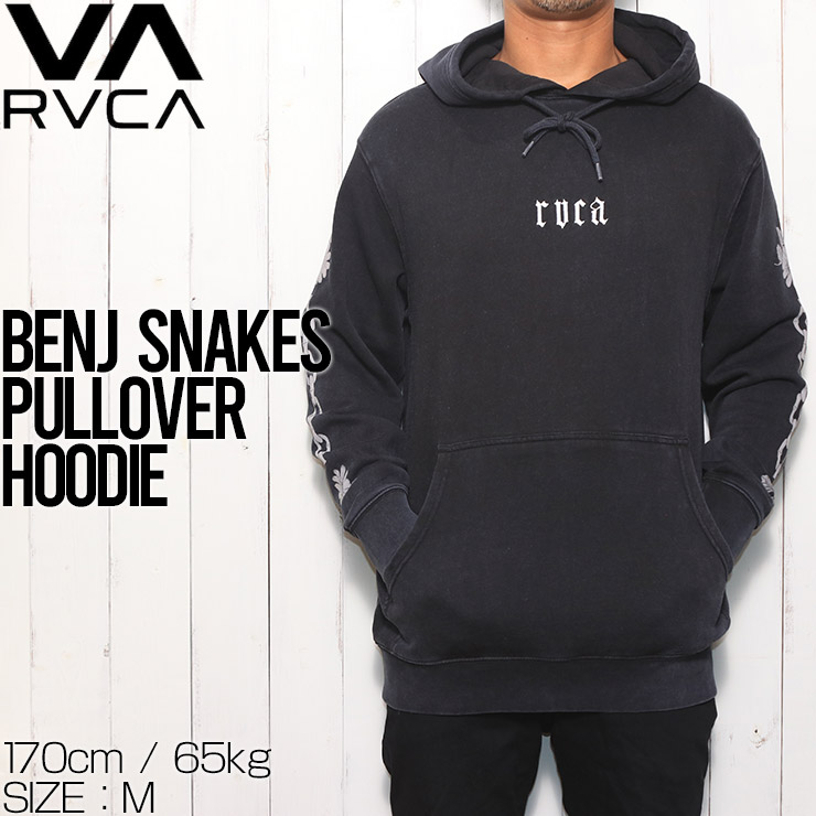 ������̵���ۥץ륪���С��ѡ����� �ա��ǥ� RVCA �롼�� BENJ SNAKES PULLOVER HOODIE AVYSF00101