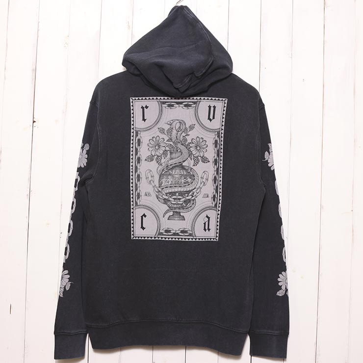 ������̵���ۥץ륪���С��ѡ����� �ա��ǥ� RVCA �롼�� BENJ SNAKES PULLOVER HOODIE AVYSF00101