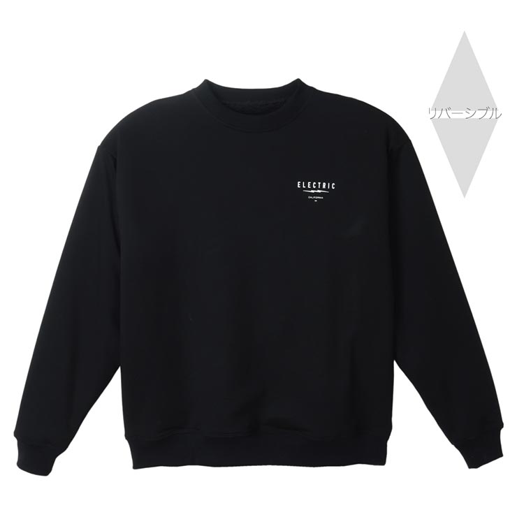 ������̵���ۥ�С����֥� �������åȥȥ졼�ʡ� ELECTRIC ���쥯�ȥ�å� UNDERVOLT REVERSIBLE CREW E24FU19 BLK ��������Ź������