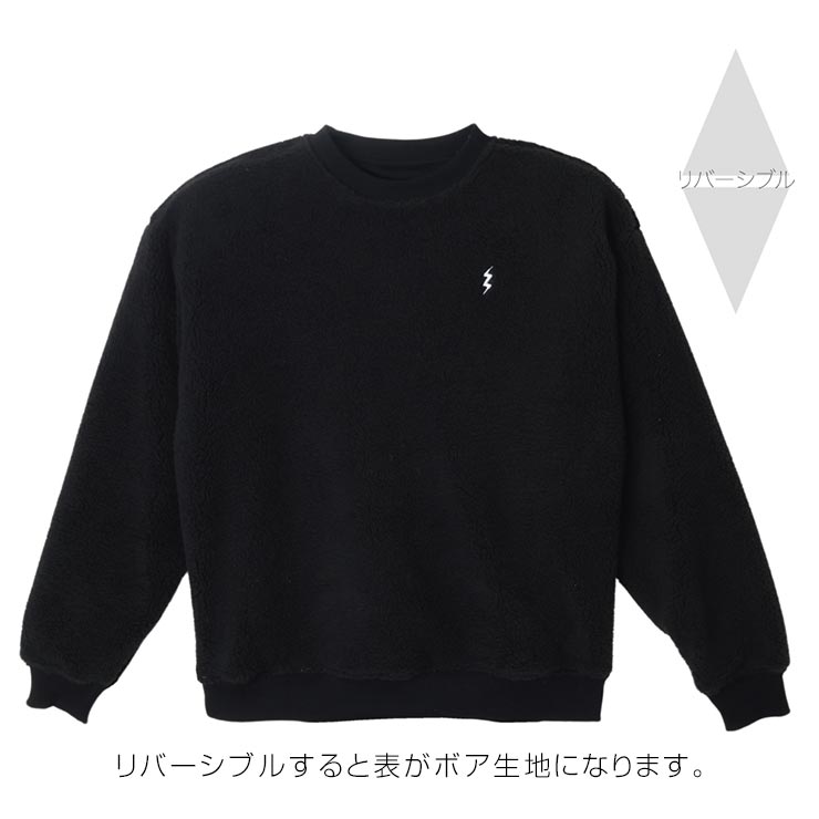 ������̵���ۥ�С����֥� �������åȥȥ졼�ʡ� ELECTRIC ���쥯�ȥ�å� UNDERVOLT REVERSIBLE CREW E24FU19 BLK ��������Ź������