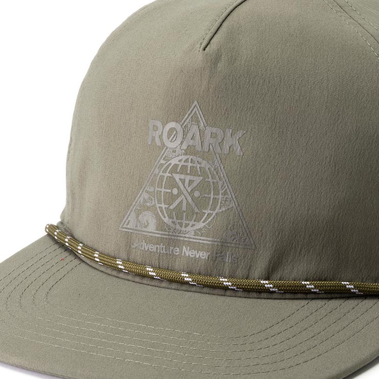 ROARK �������� TRIANGULAR 5PANEL CAP - MID ˹�� ���ȥ�åץ���å� �ߥåɥ���å� RHJ1205-DSA 26SP ��������Ź������