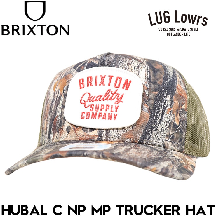 BRIXTON �֥ꥯ���ȥ� ��å��奭��å� ��� ��ǥ����� �ȥ�å�������å� HUBAL C NP MP TRUCKER HAT ���ʥåץХå� ˹�� 12037 TREE CAMO 26SU ��������Ź������