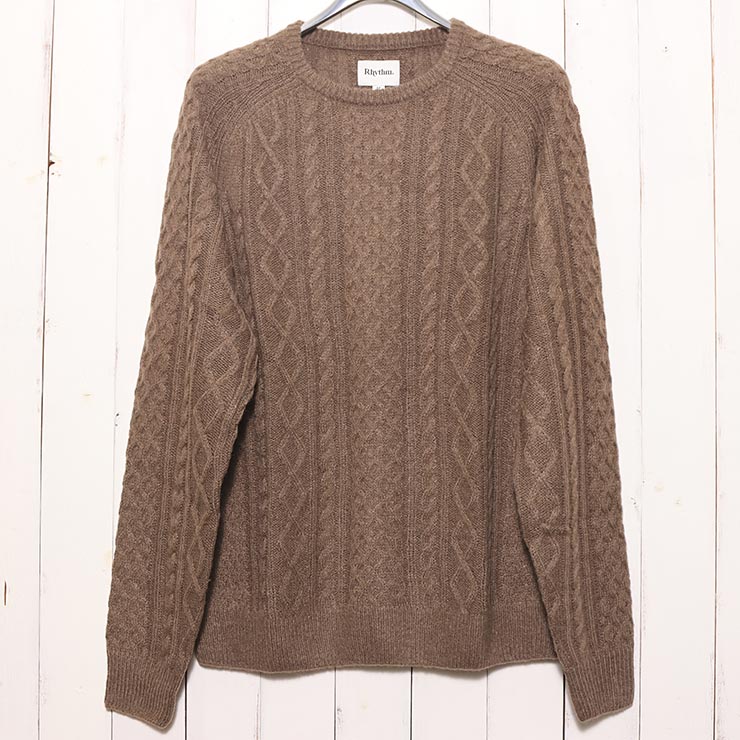 ̵ۥ ˥å Rhythm ꥺ MOHAIR FISHERMANS KNIT 0723M-KN01