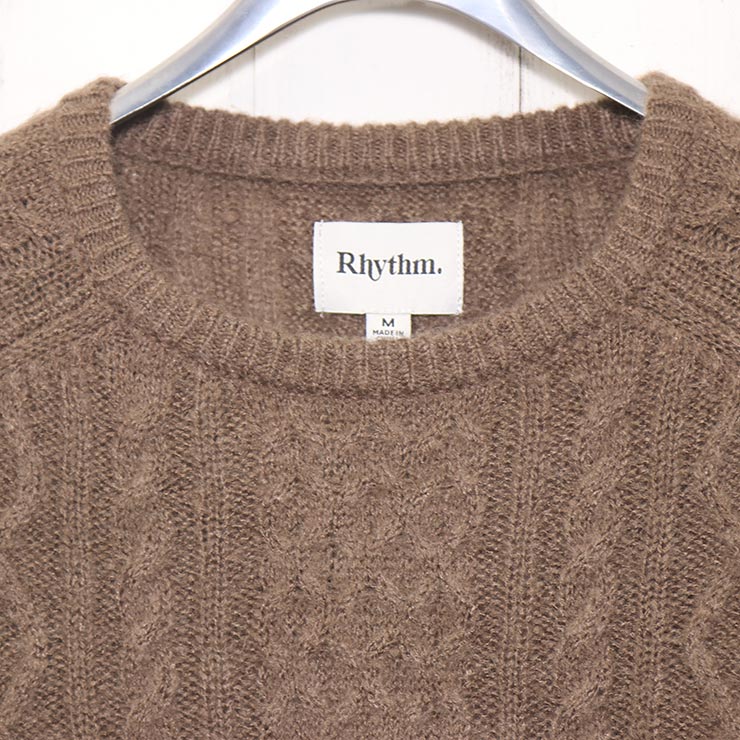 ̵ۥ ˥å Rhythm ꥺ MOHAIR FISHERMANS KNIT 0723M-KN01