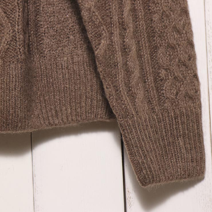 ̵ۥ ˥å Rhythm ꥺ MOHAIR FISHERMANS KNIT 0723M-KN01