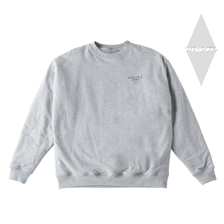 ������̵���ۥ�С����֥� �������åȥȥ졼�ʡ� ELECTRIC ���쥯�ȥ�å� UNDERVOLT REVERSIBLE CREW E24FU19 GRY ��������Ź������