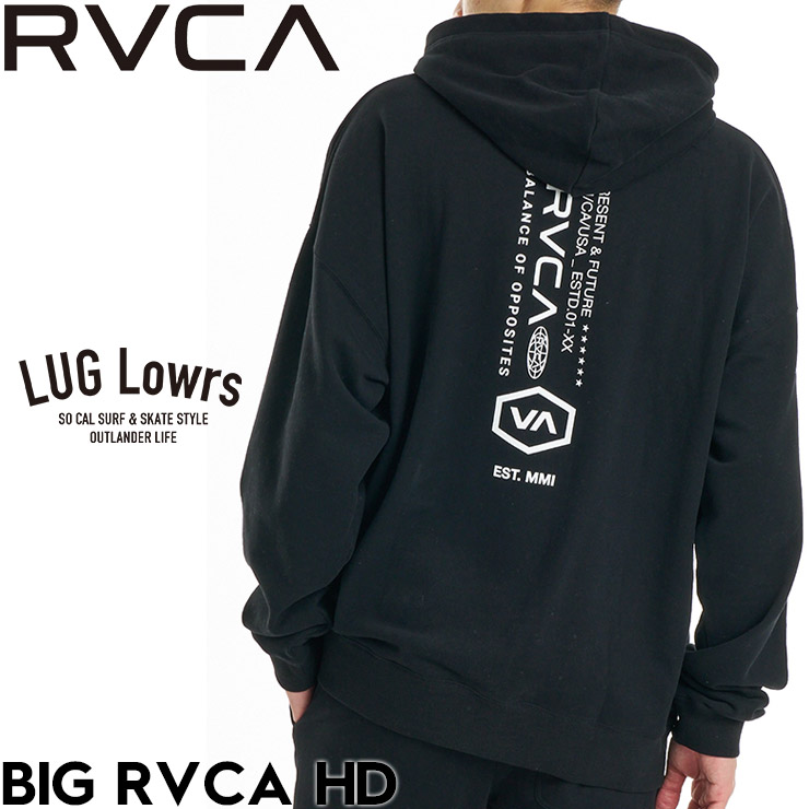 RVCA ルーカ BIG RVCA HD プルオーバーパーカー 裏毛 パイル
