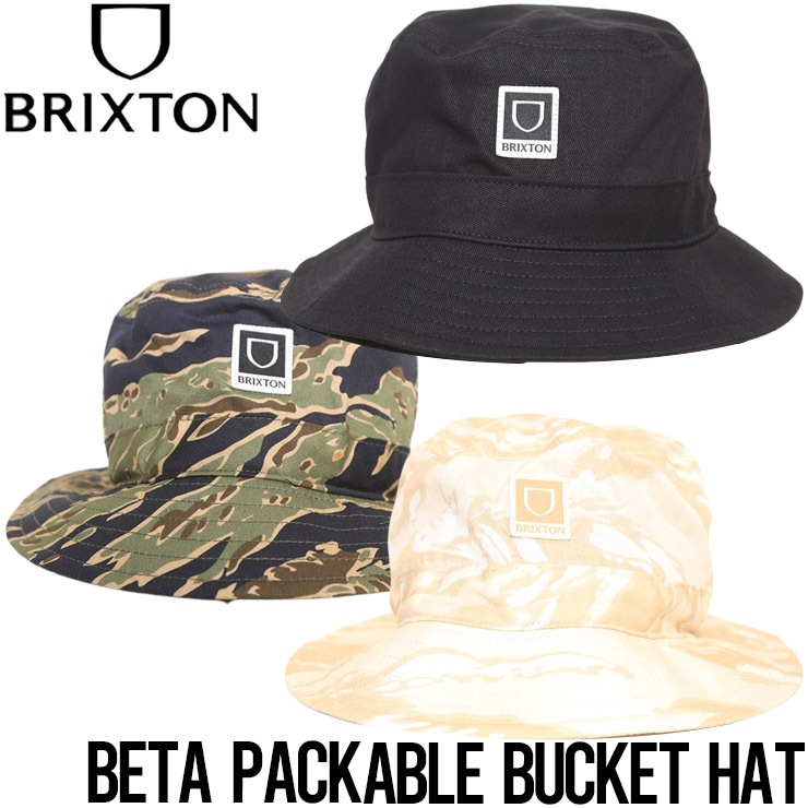 �Х��åȥϥå� ˹�� BRIXTON �֥ꥯ���ȥ� BETA PACKABLE BUCKET HAT 10958