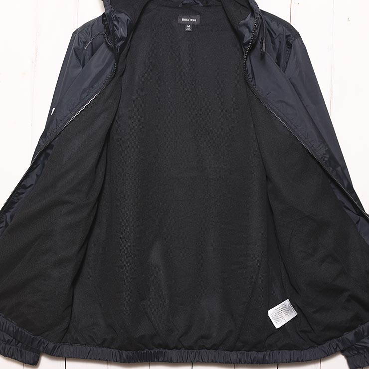 BRIXTON ֥ꥯȥ CLAXTON CREST LW ZIPHOOD JKT ʥ󥸥㥱å åץåץ㥱å 03292 BLACK / BLACK Ź