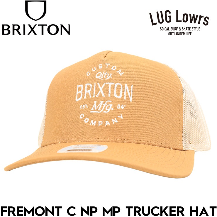 BRIXTON �֥ꥯ���ȥ� ��å��奭��å� ��� ��ǥ����� �ȥ�å�������å� FREMONT C NP MP TRUCKER HAT ���ʥåץХå� ˹�� 12081 CPRSD 26SU ��������Ź������