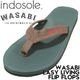 indosole ����ɥ����� WASABI Originals �掠�� ����� ������� ��� �ӡ���������� �ȥ󥰥������ �ꥵ�����륿���䥽���� WASABI EASY LIVING FLIP FLOPS Leaf ��������Ź������