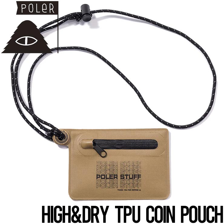 ̵ۥݡ 󥱡 POLeR ݡ顼 HIGH&DRY TPU COIN POUCH 241MCV0406 BEG Ź