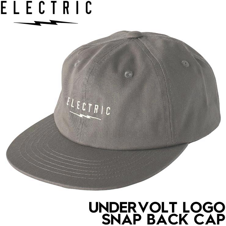 ̵ۥʥåץХåå  ELECTRIC 쥯ȥå UNDERVOLT LOGO SNAP BACK CAP E24FC12 CHA Ź