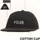 POLeR �ݡ��顼 COTTON CAP ˹�� ���ȥ�åץ���å� 253MCV0093 BLK ��������Ź������