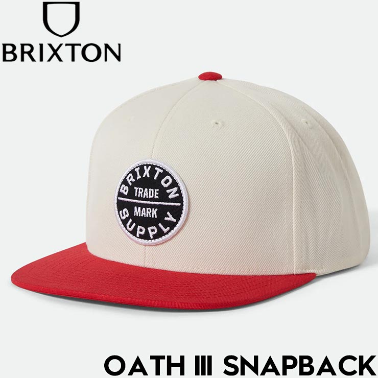 BRIXTON �֥ꥯ���ȥ� OATH III SNAPBACK - WHITECAP/ADRENALINE RUSH ���ʥåץХå�����å� ˹�� 10777  25HO ��������Ź������
