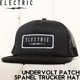 ������̵���ۥ�å��奭��å�  ˹�� ELECTRIC ���쥯�ȥ�å� UNDERVOLT PATCH 5PANEL TRUCKER HAT ECC11T BLK ��������Ź������