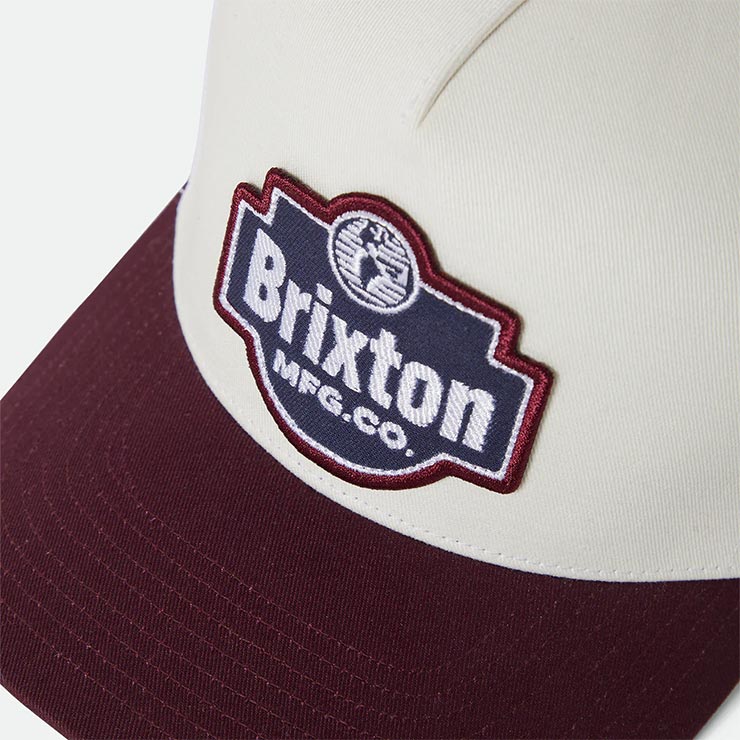 BRIXTON �֥ꥯ���ȥ� GENUINE QLTY C NP MP TRUCKER HAT - OFF WHITE/PORT ��å��奭��å� ˹�� 11899 25HO ��������Ź������