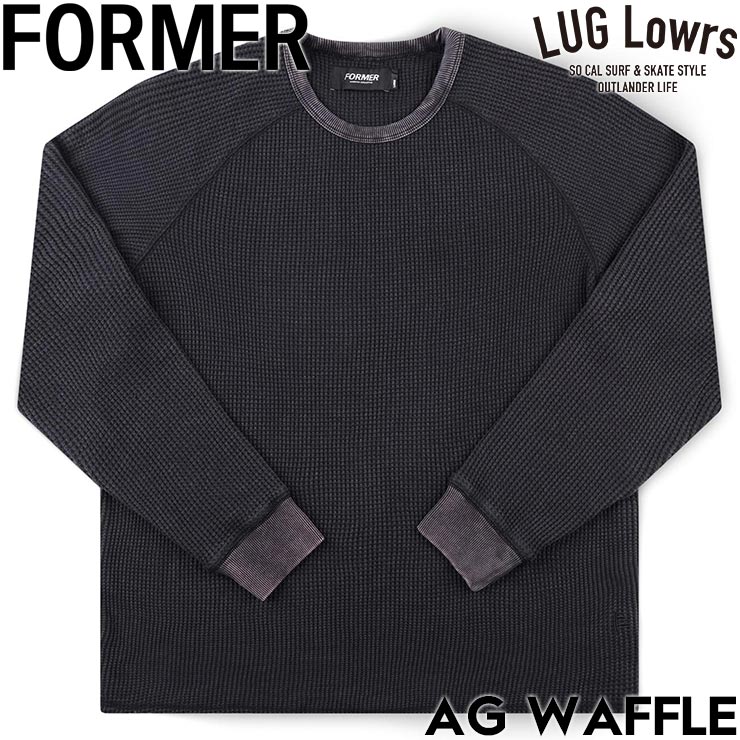 FORMER �ե����ޡ� AG WAFFLE ���󥰥��꡼��TEE ��åե� �����ޥ� FKN-26101 ACID BLACK 26SP ��������Ź������