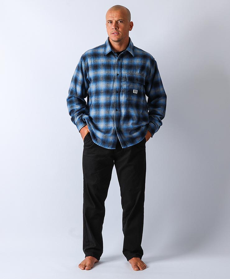 ������̵���ۥե��ͥ륷��� Ĺµ����� Rivvia PROJECTS ��������ץ��������� OFF TRACK CHECK LS SHIRT RSH-24312 ��������Ź������