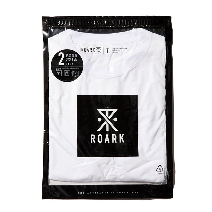 ������̵����2�祻�å� �ѥå�TEE ȾµT����� THE ROARK REVIVAL ����������Х��Х� REUSE 2PACK TEE RTJPK1000-BSC ��������Ź������
