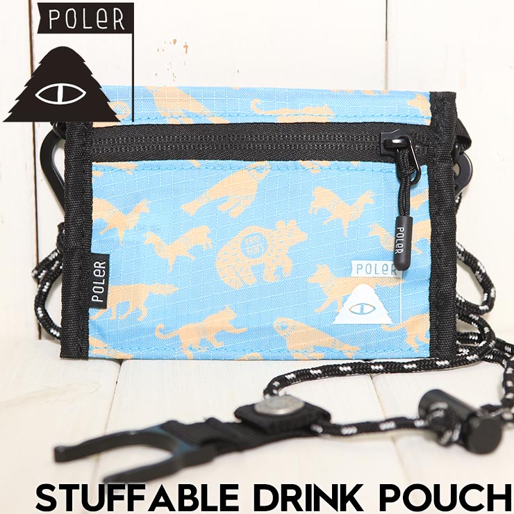 ������̵���ۥɥ�󥯥ۥ�����դ�������ݡ��� �����󥱡��� POLeR �ݡ��顼 STUFFABLE DRINK POUCH 251MCV0135 TEAL ��������Ź������