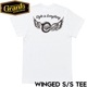 ȾµT Grants Golden Brand ĥǥ֥ WINGED S/S TEE WHITE/BLACK Ź