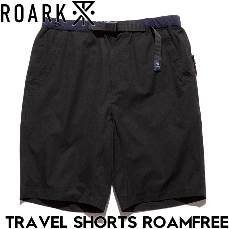 ̵ۥ硼 ϡեѥ ƥå硼 THE ROARK REVIVAL ХХ TRAVEL SHORTS ROAMFREE RSJ1122-BLK 25SU Ź