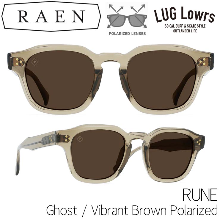 RAEN Optics �졼�� �쥤�� ���󥰥饹 RUNE Ghost Vibrant Brown Polarized �и���� �ݥ�������� ��� ��ǥ����� 100U213RUN-S305-48 ��������Ź������