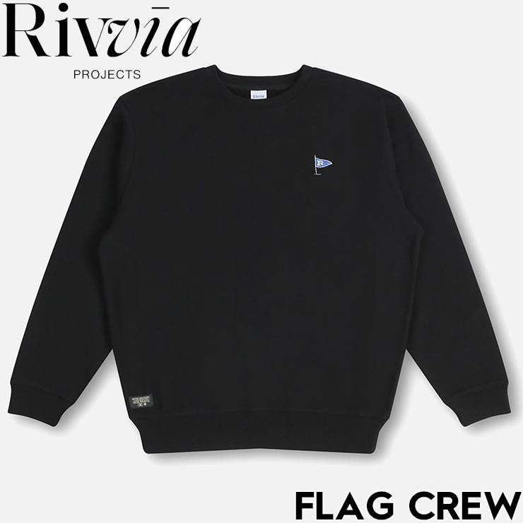 ̵ۥ롼ͥå å ȥ졼ʡ Rivvia PROJECTS ץ FLAG CREW FFL-24315 BLACK Ź