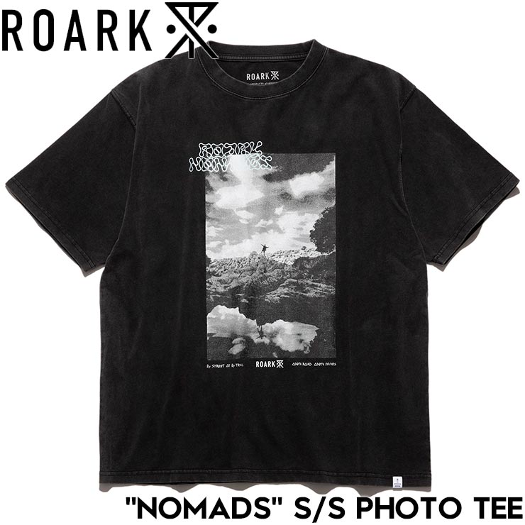 ������̵����ȾµT����� THE ROARK REVIVAL ����������Х��Х� NOMADS S/S PHOTO TEE RTJM1101-BLK ��������Ź������