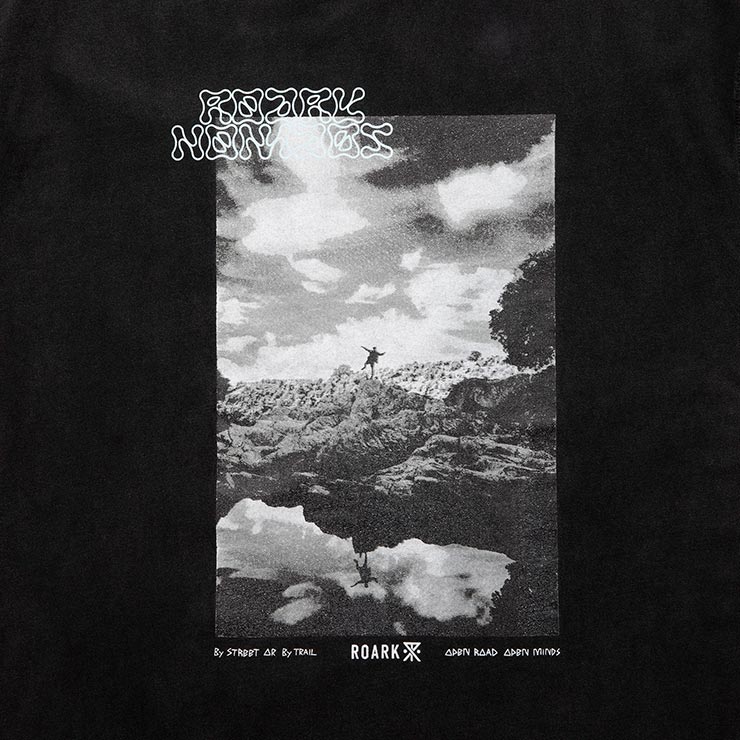 ������̵����ȾµT����� THE ROARK REVIVAL ����������Х��Х� NOMADS S/S PHOTO TEE RTJM1101-BLK ��������Ź������