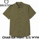 Ⱦµ����� BRIXTON �֥ꥯ���ȥ� CHARTER PRINT S/S WVN 01218 IVGMF ��������Ź������
