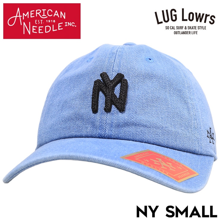 AMERICAN NEEDLE ����ꥫ��ˡ��ɥ� ����å� ��� ��ǥ����� ˹�� �١����ܡ��륭��å� ��������å� ���åȥ󥭥�å� �ɽ�����å� NY SMALL Ballpark SMU674A-NBY-S LIGHT DENIM ��������Ź������