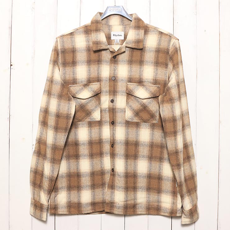 ̵ۥեͥ륷 Ĺµ Rhythm ꥺ PLAID LS FLANNEL SHIRT 0723M-WT03