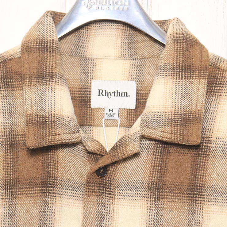 ̵ۥեͥ륷 Ĺµ Rhythm ꥺ PLAID LS FLANNEL SHIRT 0723M-WT03