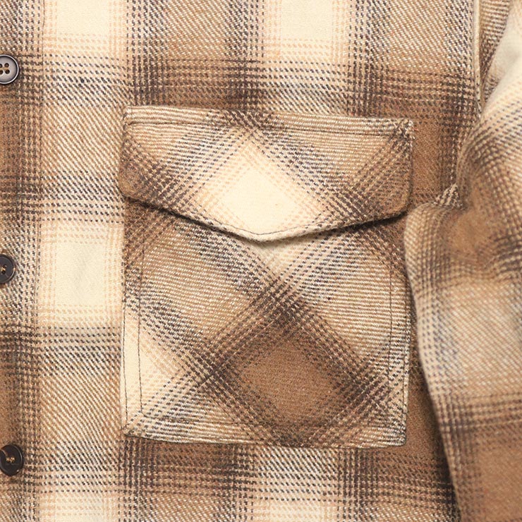 ̵ۥեͥ륷 Ĺµ Rhythm ꥺ PLAID LS FLANNEL SHIRT 0723M-WT03