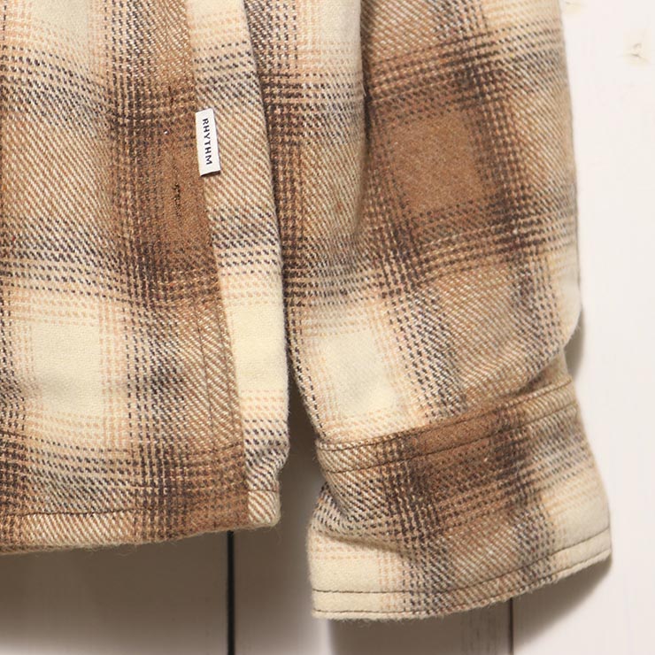 ̵ۥեͥ륷 Ĺµ Rhythm ꥺ PLAID LS FLANNEL SHIRT 0723M-WT03