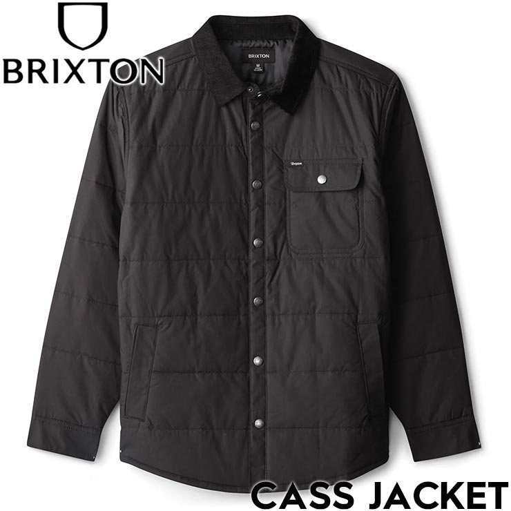 BRIXTON ֥ꥯȥ CASS JACKET ƥ󥰥㥱å 03287 BKBLK Ź