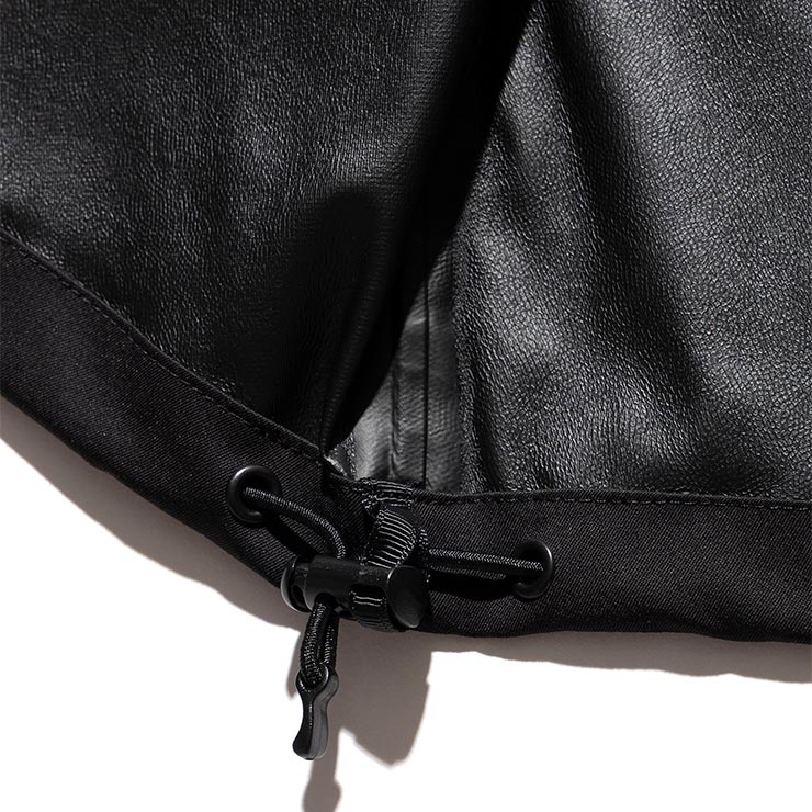 ROARK CARAVAN JACKET BLACK 袖ポケットとロゴ