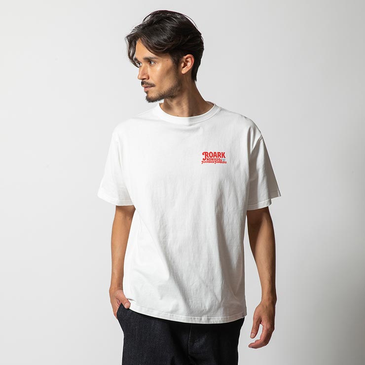 ������̵����ȾµT����� THE ROARK REVIVAL ����������Х��Х� RUCKSACK S/S TEE RTJM1102-WHT ��������Ź������