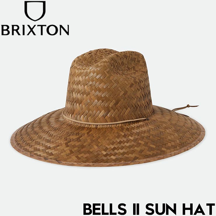 ������̵���ۥ��ȥ����ϥå� �����˹�� BRIXTON �֥ꥯ���ȥ� BELLS II SUN HAT 11162 LTBRN ��������Ź������