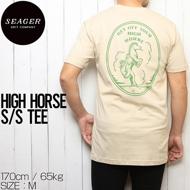 ������̵����SEAGER �������� HIGH HORSE S/S TEE ȾµT�����
