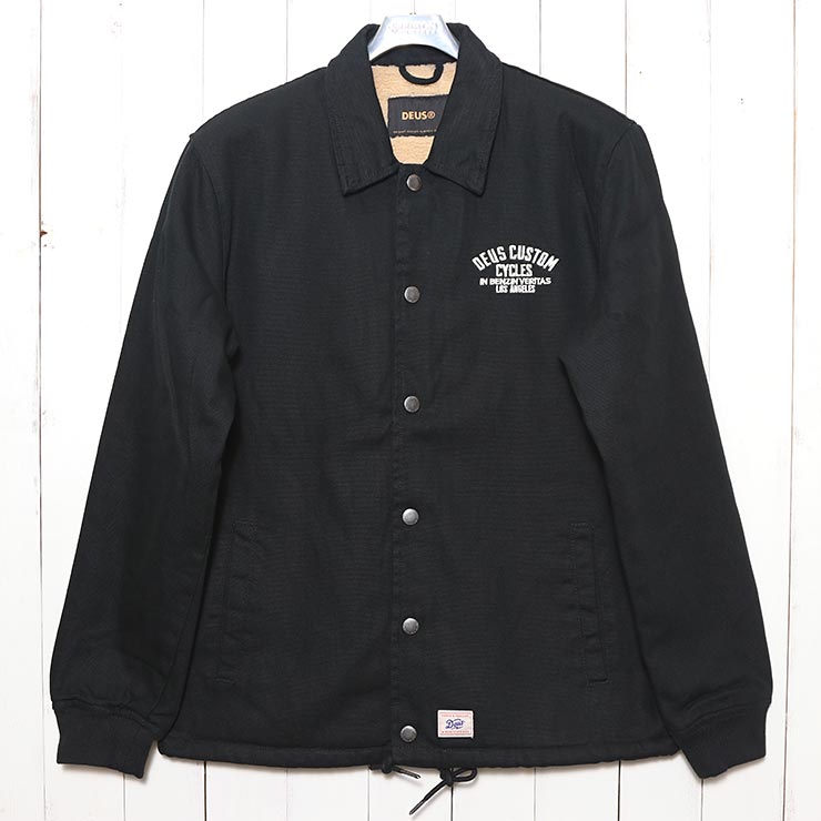 F06120 新品 DEUS EX MACHINA コーチジャケット M デウス 送料無料】 Deus Ex Machina デウスエクスマキナ LATHAM CANVAS