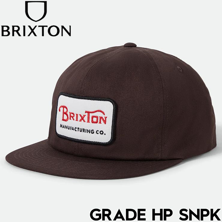 BRIXTON �֥ꥯ���ȥ� GRADE HP SNPK - PINECONE BROWN ���ʥåץХå�����å� ˹�� 11697 25HO ��������Ź������