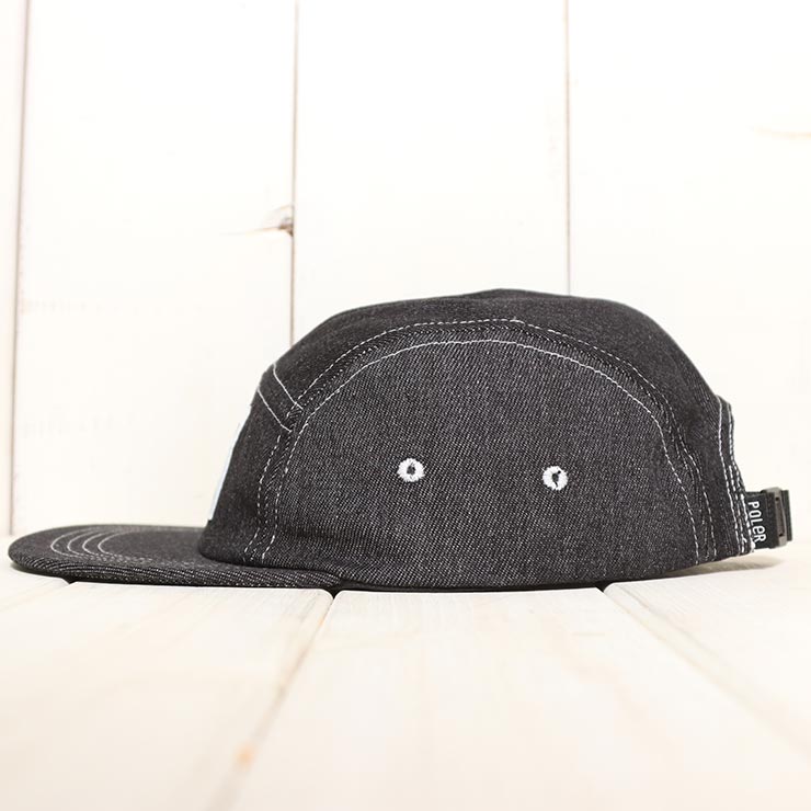 ������̵����˹�� ���ȥ�åץ���å�  POLeR �ݡ��顼 DENIM 5P CAP 251MCV0086 BLK ��������Ź������